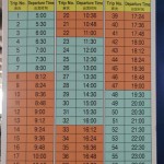 ドンムアン空港　スワンナプーム　バス　時刻表